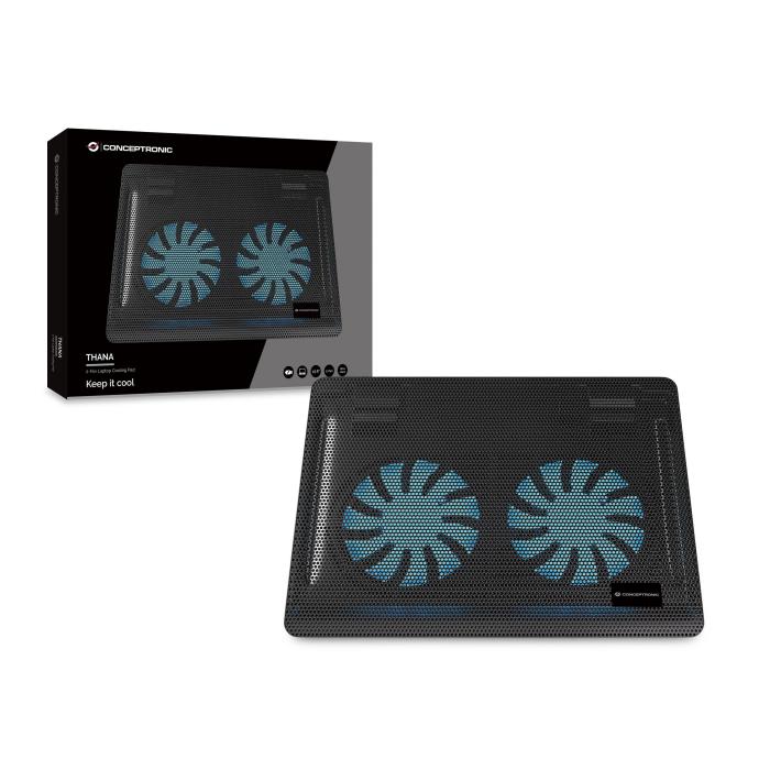 Conceptronic CNBCOOLPAD2F Laptop-Kühlpad mit 2 Lüftern — Bild 5 von 12