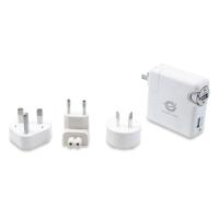 Conceptronic CUSBCHARKIT Ladegerät für Mobilgeräte Digitalkamera, Laptop, PDA, Smartphone, Tablets Weiß AC, Zigarettenanzünder Auto, Drinnen