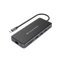 Conceptronic DONN15G laptop-dockingstation & portreplikator Kabelgebunden USB 3.2 Gen 1 (3.1 Gen 1) Type-C Grau