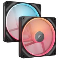 Corsair iCUE LINK LX140-R RGB Computergehäuse Ventilator 14 cm Schwarz 2 Stück(e)