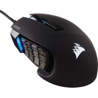 Corsair Scimitar RGB Elite Maus Gaming rechts USB Typ-A Optisch 18000 DPI