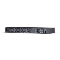 CyberPower PDU41004, Switched PDU, Rackmount 1U, Switched PDU, Eingang 230V/10A (1), Ausgang IEC-320 C13 (8), SNMP-Netzwerkanschluss, PowerPanel Software