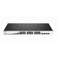 D-Link DGS-1210-28MP Netzwerk-Switch Managed L2 Gigabit Ethernet (10/100/1000) Power over Ethernet (PoE) 1U Schwarz, Grau