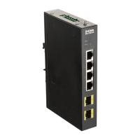 D-Link DIS-100G-6S Netzwerk-Switch Unmanaged Gigabit Ethernet (10/100/1000) DIN rail Schwarz