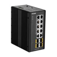 D-Link DIS‑300G‑14PSW Managed L2 Gigabit Ethernet (10/100/1000) Power over Ethernet (PoE) Schwarz