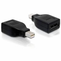 DeLOCK 65238 Kabeladapter mini Displayport 1.2 Displayport Schwarz