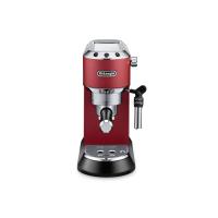 DeLonghi Dedica Style EC 685.R Freistehend Halbautomatisch Espressomaschine 1.1l Schwarz, Rot, Silber