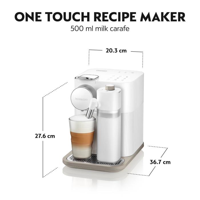De’Longhi Lattissima One Gran Lattissima EN640.W Halbautomatisch Pad-Kaffeemaschine 1 l — Bild 5 von 12