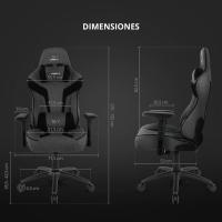 DRIFT DR90XXL Videospiel-Stuhl PC-Gamingstuhl Gepolsterter Sitz Grau, Schwarz, bild 28 von 56 ansehen