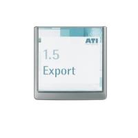Durable CLICK SIGN 149x148.5mm Grau