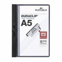 Durable DURACLIP Präsentations-Mappe Schwarz