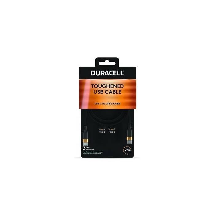 Duracell DRU5020A USB Kabel 2 m USB C Schwarz — Bild 2 von 4