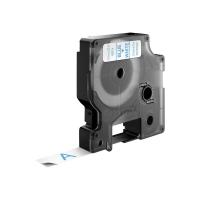 DYMO D1 - Standardetiketten - Blau auf Weiß - 12mm x 7m