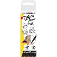 Eberhard Faber Tattoostifte Set ''Skinlettering'', Etui mit 4 Stiften
