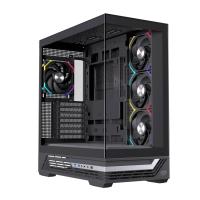 Einarex EXCS-PR-800R-B Computer-Gehäuse Midi Tower Schwarz