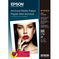 Epson Archival Matte Paper, DIN A3, 189 g/m², 50 Blatt