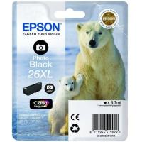 Epson Polar bear Singlepack Photo Black 26XL Claria Premium Ink