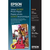 Epson Value Glossy Photo Paper - 10x15cm - 20 Blätter