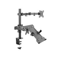 Equip 13”–32” Notebookablage- und Monitor/LCD-Tischhalterung