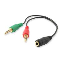 Equip 147942 Audio-Splitter Schwarz