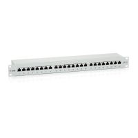 Equip 24-Port Premium Cat.6 Geschirmtes Patch Panel, Hellgrau