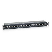 Equip 4-Port Premium Cat.6 Geschirmtes Patch Panel, Schwarz