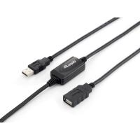 Equip Aktive USB 2.0 A auf A Verlängerungskabel Stecker auf Buchse, 10m