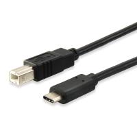Equip USB 2.0 Typ C auf Typ B Kabel, 1.0m