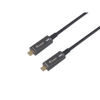 Equip USB-C Aktives optisches Kabel, M/M, 10m, PD 60W, 4K/60Hz, 10Gbps, Video+Data+PD