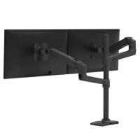Ergotron LX Series LX Dual Stacking Arm, Tall Pole, Matte Black 101,6 cm (40'') Tisch/Bank Schwarz