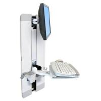 Ergotron StyleView Vertical Lift, Patient Room 61 cm (24'') Wand Weiß