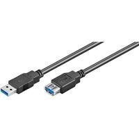 Ewent EC1007 USB Kabel USB 3.2 Gen 1 (3.1 Gen 1) 1 m USB A Schwarz