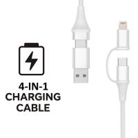 Ewent EC1076 USB Kabel USB 2.0 2 m USB A/USB C USB C/Lightning 0,48 Gbit/s 60 W Weiß, bild 5 von 6 ansehen