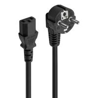 Ewent EC1920 Stromkabel Schwarz 1,5 m Netzstecker Typ F C13-Koppler