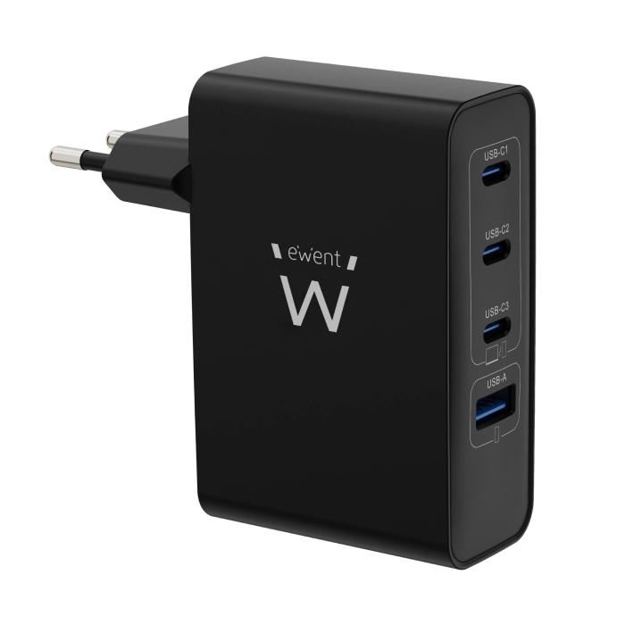 Ewent EW1336 Ladegerät für Mobilgeräte Universal Schwarz AC Schnellladung Drinnen — Bild 3 von 4