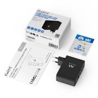 Ewent EW1336 Ladegerät für Mobilgeräte Universal Schwarz AC Schnellladung Drinnen, bild 4 von 4 ansehen