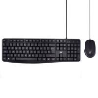 Ewent EW3006 Tastatur Maus enthalten Büro USB QWERTY Spanisch Schwarz