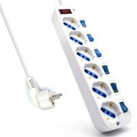 Ewent EW3932-5M Spannungsschutz Weiß 6 AC-Ausgänge