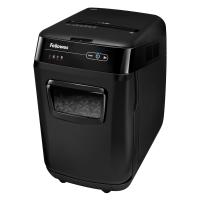 Fellowes AutoMax 200C Aktenvernichter Kreuzschreddern 23 cm Schwarz