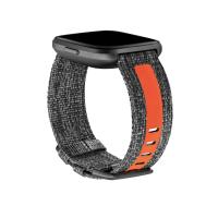 Fitbit FB171WBGYTAS Intelligentes tragbares Accessoire Band Anthrazit, Orange Aluminium, Synthetisch