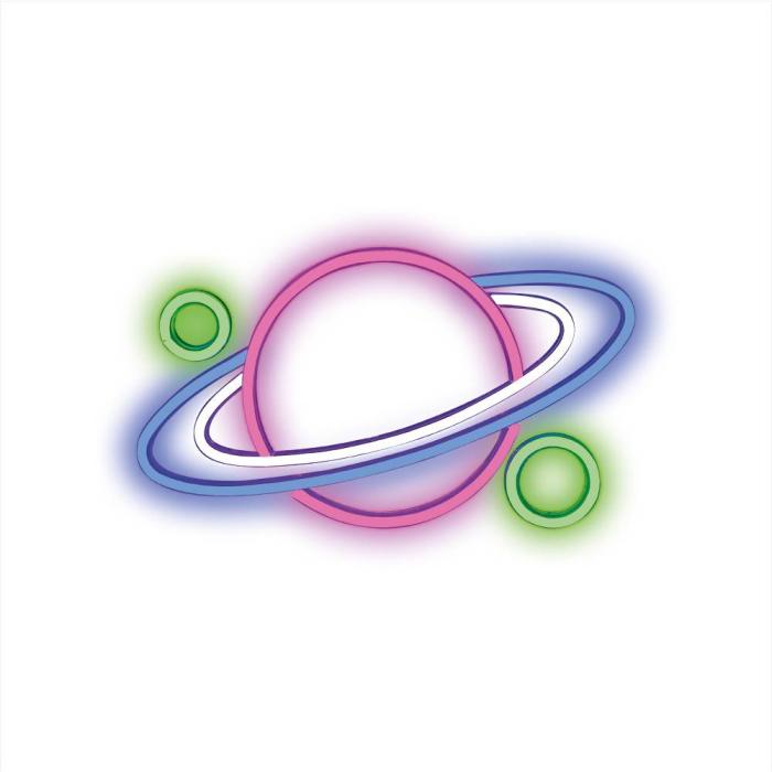 Forever Light Neon PLEXI LED PLANET multicolor FPNE05X Leichte Dekorationsfigur — Bild 4 von 6