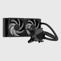 Fractal Design Radius 240 RGB Black Prozessor All-in-One-Flüssigkeitskühler 12 cm Schwarz 1 Stück(e), bild 10 von 14 ansehen