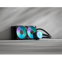 Fractal Design Radius 240 RGB Black Prozessor All-in-One-Flüssigkeitskühler 12 cm Schwarz 1 Stück(e), bild 2 von 14 ansehen