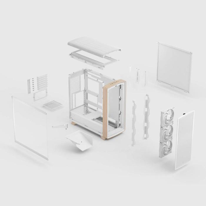 Fractal Design Summit Chalk White TG Clear Tint Midi Tower Weiß — Bild 5 von 18