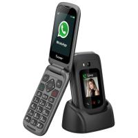 Funker FUNE450B Handy 7,11 cm (2.8'') 134 g Schwarz Seniorentelefon