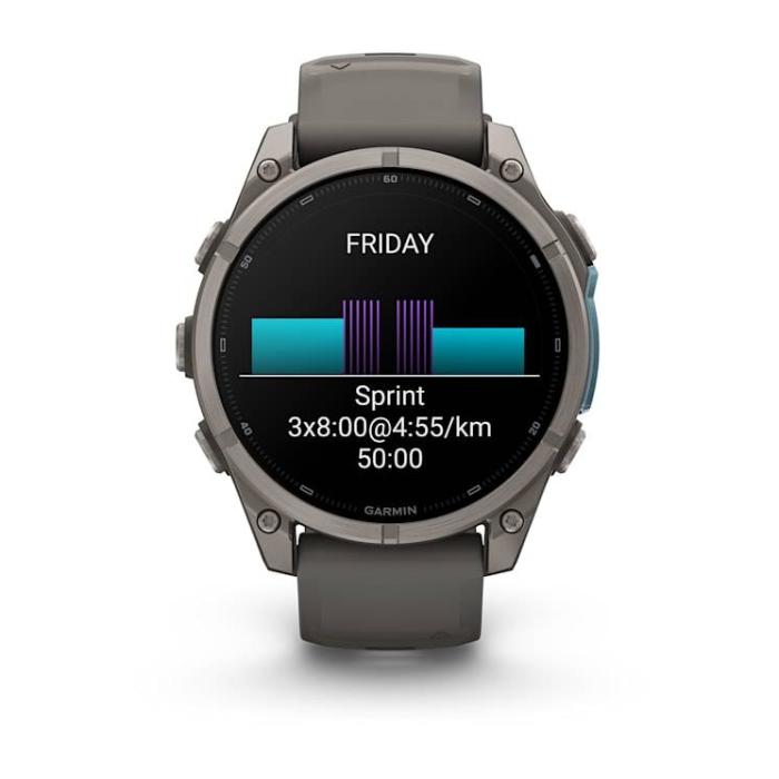 Garmin fēnix 9 3,56 cm (1.4'') AMOLED 47 mm Digital 454 x 454 Pixel Touchscreen Titan WLAN GPS — Bild 9 von 26