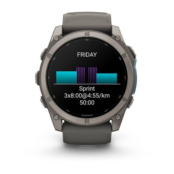 Garmin fēnix 9 3,56 cm (1.4'') AMOLED 51 mm Digital 454 x 454 Pixel Touchscreen Titan WLAN GPS — Bild 22 von 26