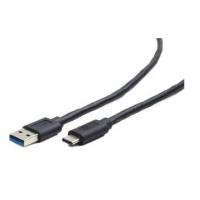 Gembird CCP-USB3-AMCM-1M USB Kabel USB 3.2 Gen 1 (3.1 Gen 1) USB C USB A Schwarz