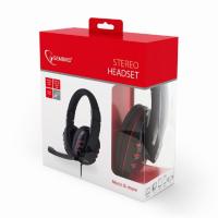 Gembird GHS-402 Kopfhörer & Headset Kabelgebunden Kopfband Gaming Schwarz
