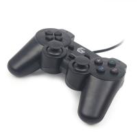 Gembird JPD-UDV-01 Gaming-Controller Schwarz USB 2.0 Gamepad Analog / Digital PC